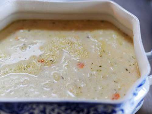 Готовим овощной суп со сливками