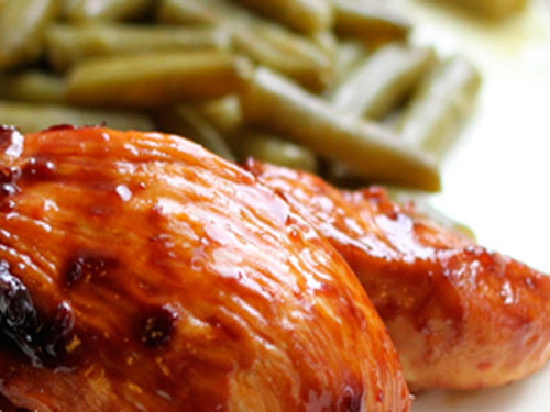 Рецепт запеченной курицы с медом и горчицей